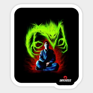 Red aura defense - Covid19 Sticker